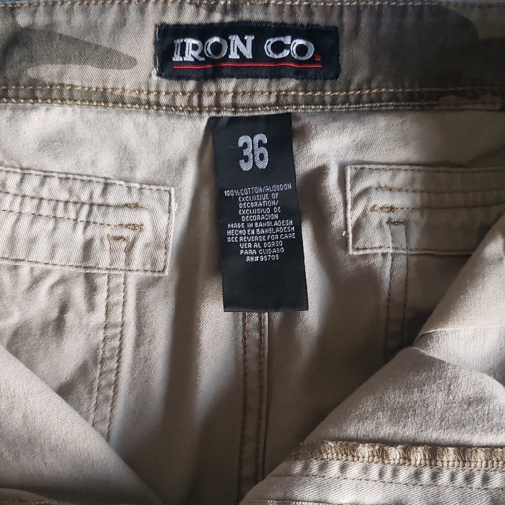 Iron Man Tan Cargo Shorts